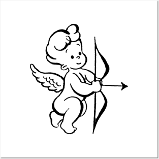 Cupid Boy angel Posters and Art